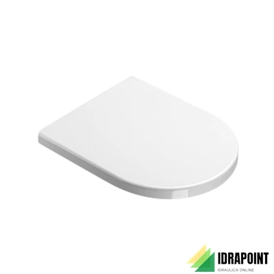 SFERA SEDILE WC 55 SOFTCLOSE AVVOLGENTE RESINA BIANCO LUCIDO