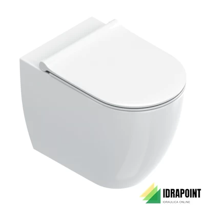 SFERA VASO FILO PARETE 54,5X35X41 CM BIANCO LUCIDO