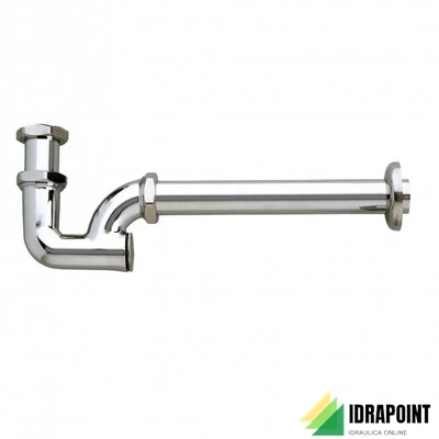 SIFONE PER LAVABO OTTONE SENZA PILETTA Ø 1