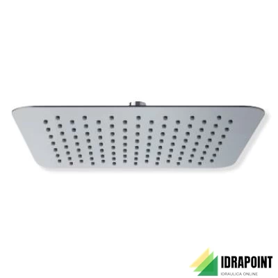 SOFFIONE DOCCIA QUADRATO 250 MM CROMATO