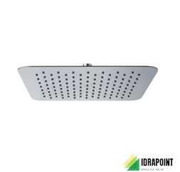 SOFFIONE CROMATO Ø 200X200 MM GETTO A PIOGGIA SISTEMA ANT