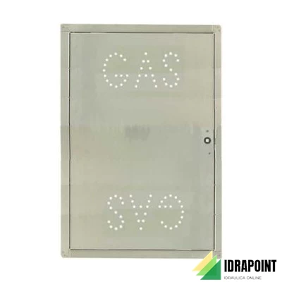 SPORTELLO X CONTATORE GAS IN ACCIAIO INOX 600X400 MM