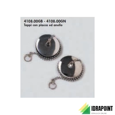 TAPPO CON CATENELLA PER LAVELLO Ø 47 MM