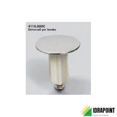 TAPPO CROMATO UNIVERSALE PER CONGEGNO SCARICO Ø 1