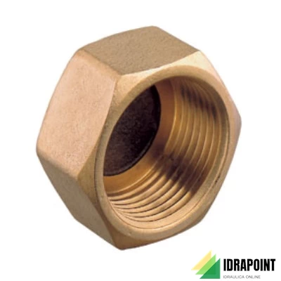 TAPPO FEMMINA IN OTTONE GIALLO Ø 2