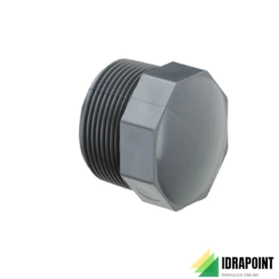 TAPPO FILETTATO MASCHIO PVC  1.1/2
