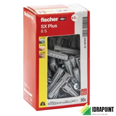 TASSELLO CON VITE SX 8S 8X40 CONF. 50 PZ.