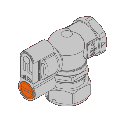 VALVOLA SQUADRA GAS Ø 1