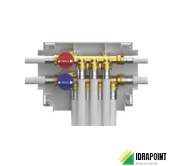 K4.2 COLLETTORE MONO 5+4 ATTACCHI IMPIANTI SANITARI