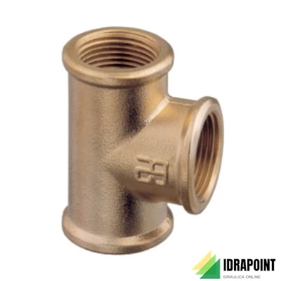 TE IN OTTONE GIALLO Ø 1