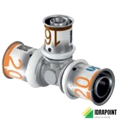 TE UNIPIPE RIDOTTO Ø 20X16X16 MM