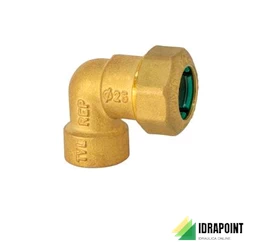 CURVA OTTONE FP X TUBO PE Ø 50X1.1/2