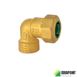 CURVA OTTONE FP X TUBO PE Ø 50X1.1/2