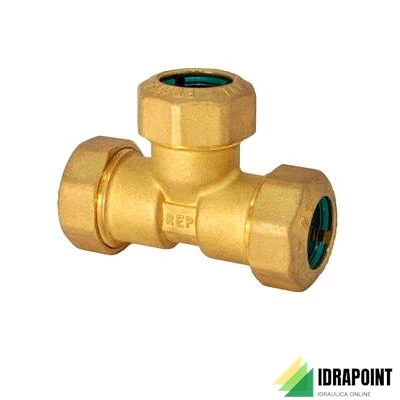 TEE OTTONE PP X TUBO PE Ø 63X63X63 MM