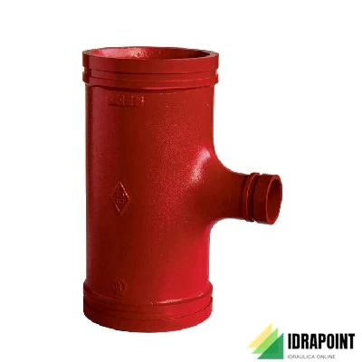 TEE SCANALATO 130R DN 80 Ø 3£X1.1/2