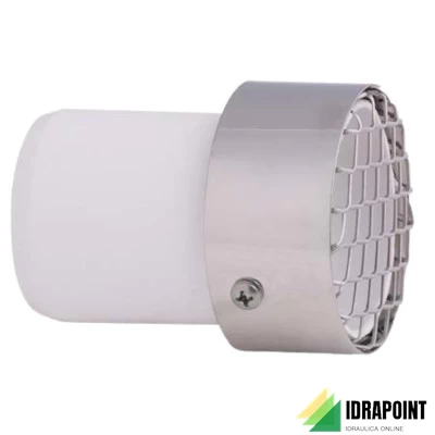 TERMINALE SCARICO FUMI ORIZZONTALE INOX Ø 50 MM