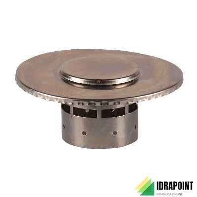 TERMINALE SCARICO FUMI VERTICALE INOX Ø 80 MM