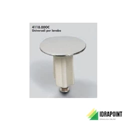 TAPPO CROMATO UNIVERSALE PER CONGEGNO SCARICO Ø 1