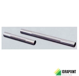 TUBO FLESSIBILE CROMATO PER VASO Ø 30 MM