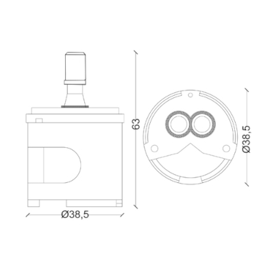 CARTUCCIA ZUCCHETTI 818000PBZV N.10 RIF. R9734P