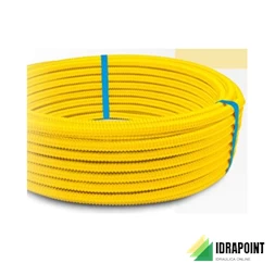 TUBO CSST AISI 316 DN Ø 12 PER GAS RIVESTITO ROTOLO 5 MT