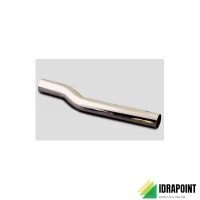 TUBO CROMATO ECCENTRICO PER VASO Ø 30X300 MM