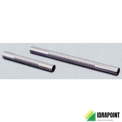 TUBO FLESSIBILE CROMATO PER VASO Ø 30 MM