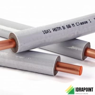 TUBO RAME RIVESTITO SMISOL FRIO Ø 22 MM