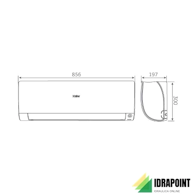 UNITA' INTERNA FLEXIS PLUS BIANCA W 25 WIFI 3D