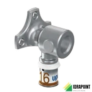 GOMITO UNIPIPE C/FLANGIA Ø 16X1/2