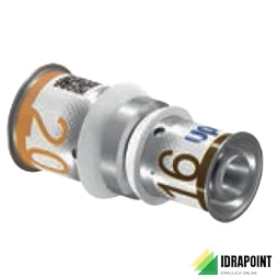 MANICOTTO UNIPIPE DOPPIO Ø 20X16 MM