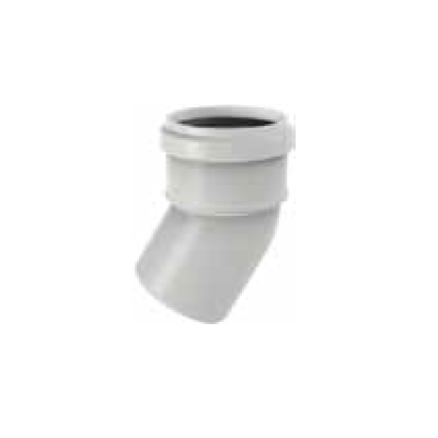 CURVA PP INNESTO 30° Ø 90 MM SILERE