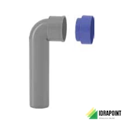 CURVA TECNICA PROLUNGATA INNESTO HTSW Ø 40X46 MM