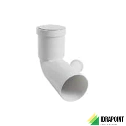 CURVA WC CON ATTACCO DX INNESTO HTSBL Ø 110/40 MM