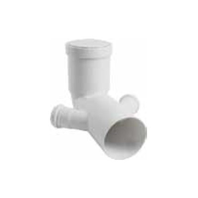 CURVA WC 2 ATTACCHI INNESTO HTSBL Ø 110/50 MM