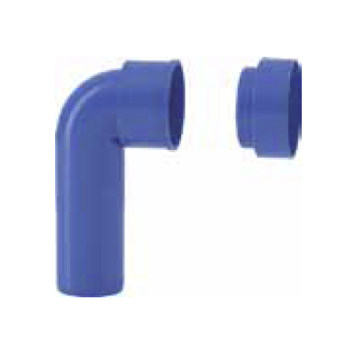 CURVA TECNICA TRIPLUS Ø 40/46 MM CON TAPPO