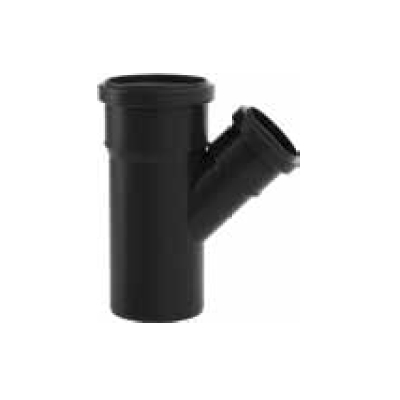 BRAGA RIDOTTA A 45° BLACKFIRE Ø 110/40 MM