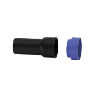 RACCORDO DRITTO CON TAPPO BLACKFIRE Ø 50/53,5 MM