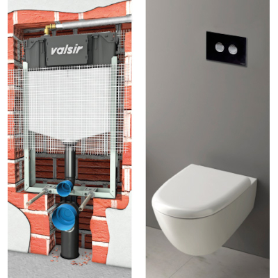 VALSIR FIXSISTEM TROPEA S PER WC SOSPESO