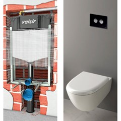 VALSIR FIXSISTEM TROPEA S PER WC SOSPESO
