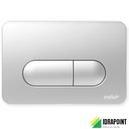 VALSIR PLACCA DOPPIO PUSANTE TROPEA 3 E 'S' BIANCO