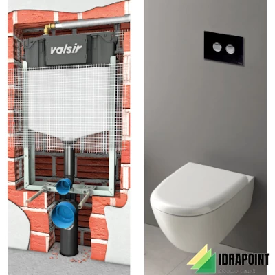 VALSIR FIXSISTEM TROPEA S PER WC SOSPESO