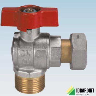 VALVOLA A SFERA A SQUADRA CON GIRELLO Ø 3/4