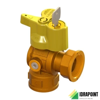 VALVOLA A SQUADRA GAS Ø 1