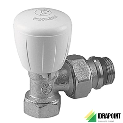 VALVOLA A SQUADRA TERMOSTATIZZABILE X FERRO - Ø 1