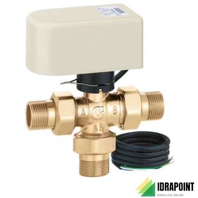 VALVOLA DEVIATRICE MOTORIZZATA 3 VIE Ø 3/4