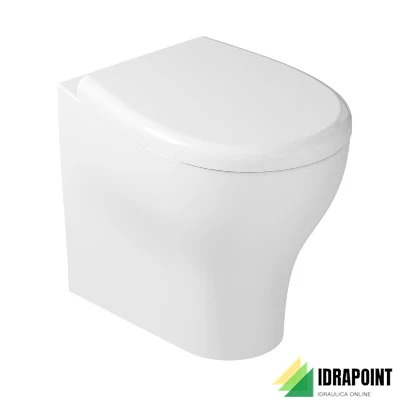 VASO A TERRA FILO PARETE - SERIE EDEN BIANCO