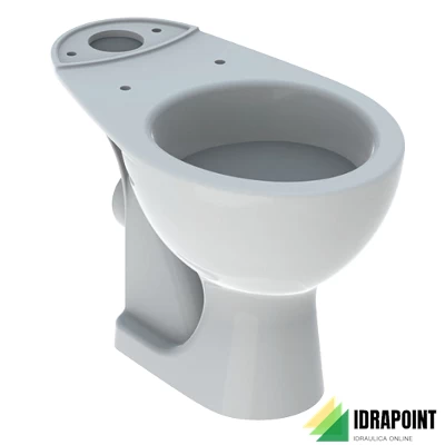 VASO DUO SCARICO A PARETE - SERIE COLIBRI' BIANCO