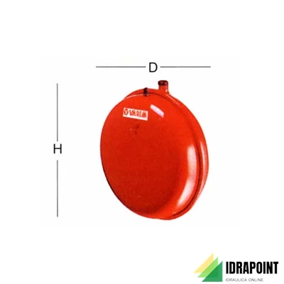 VASO ESPANSIONE BOMBATO PER CALDAIE LT. 6