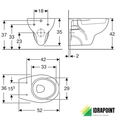 VASO SOSPESO - SERIE COLIBRI' BIANCO